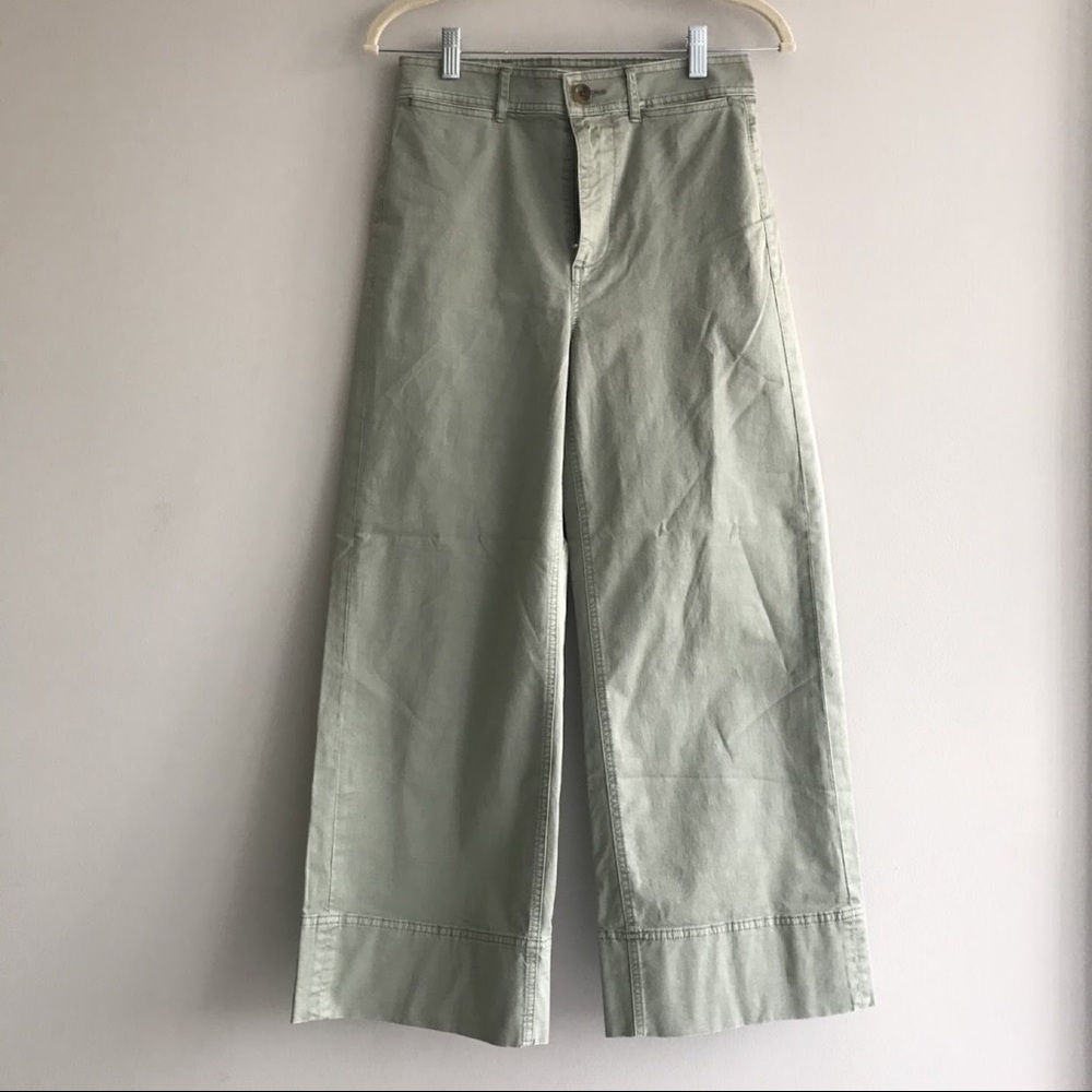 NEW Everlane the lightweight wide leg crop chino